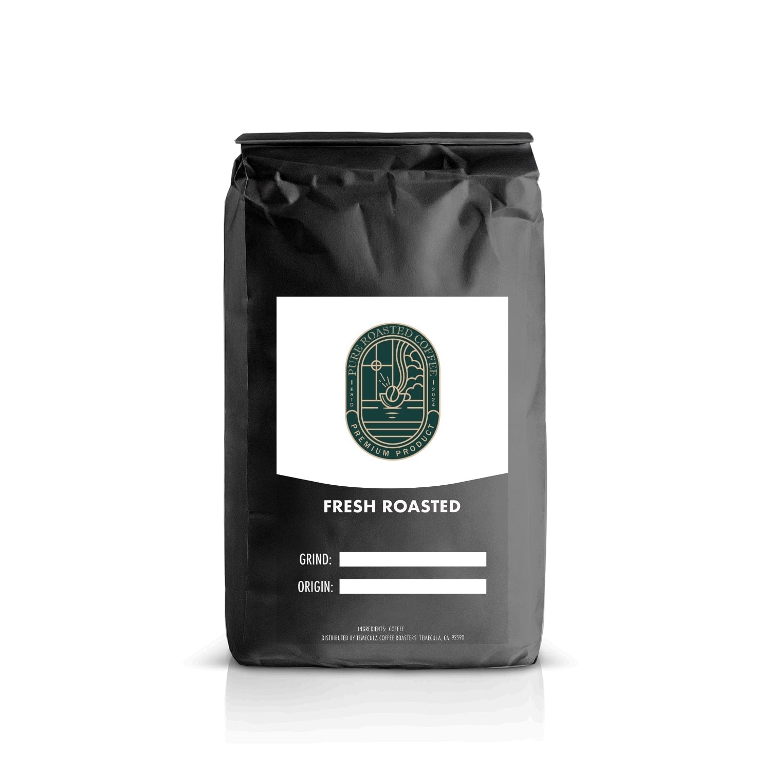 "Colombia Coffee - medium roast with dried orange, berry, and chocolate flavors."